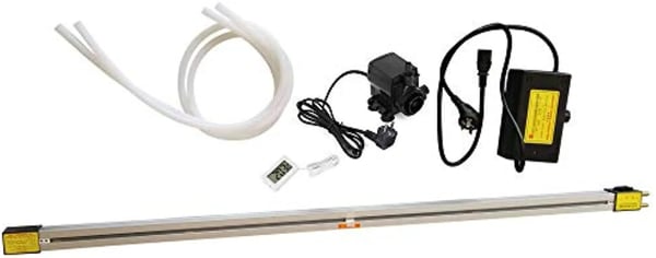 Varmbukker til akryl/plast/PVC-plader, 24" (600 mm) 800 W pladebukkemaskine, sort