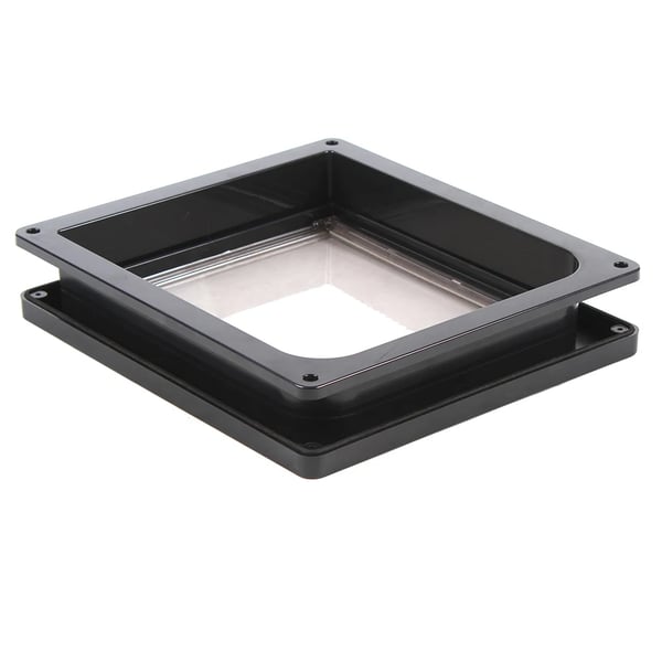 Kattelem - Til insektbeskyttet netdør - ABS-plast - Størrelse 28,5×25,5×6 cm - Vægt 580 g - Sort