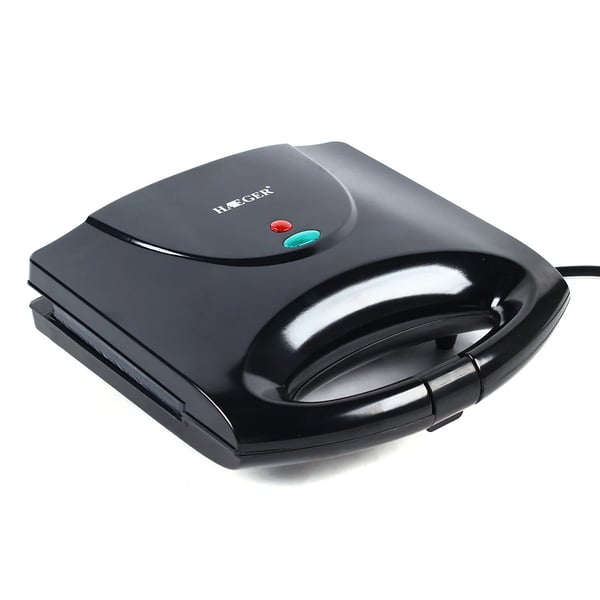 Elektrisk grill - Kontaktgrill/Toastmaskine - Dobbeltsidet opvarmning - 850 W - 220 V 50 Hz - Kompakt 22×20 cm - Sort Elektrisk grill - Kontaktgrill/Toastmaskine - Dobbeltsidet opvarmning - 850 W - 220 V 50 Hz - Kompakt 22×20 cm - Sort