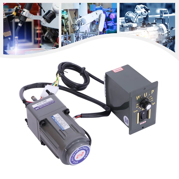 20K 6W gearmotor med hastighedsregulator, 220V, justerbar hastighed