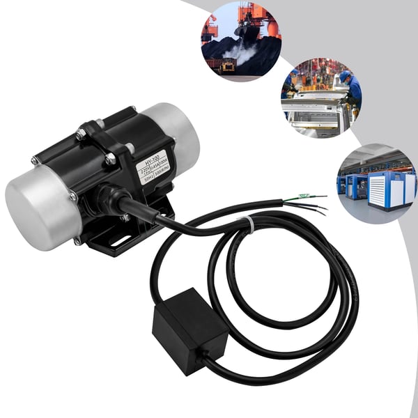 Betonvibrator, vibrationsmotor, 220V 1-faset AC, 100W, 3600 omdr./min, aluminiumlegering, 1,5 m kabel
