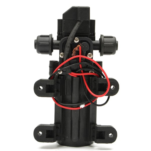 Vandpumpe - Membranpumpe - 4,5V - Højtryk - Elektrisk - EU-stik - Lige tilslutning - CE-certificeret