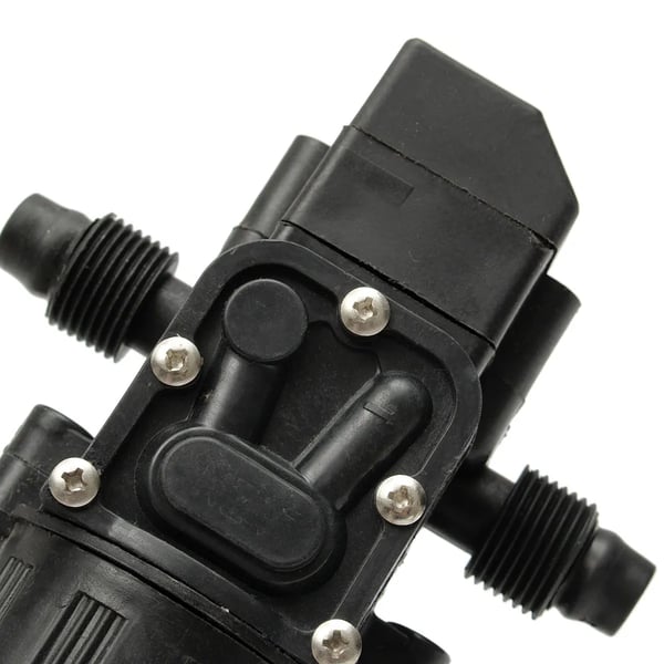 Vandpumpe - Membranpumpe - 4,5V - Højtryk - Elektrisk - EU-stik - Lige tilslutning - CE-certificeret
