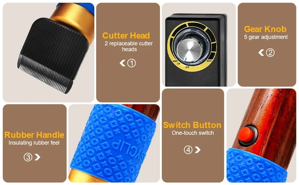 200 W sähkösakset, EU‑pistoke, 100–240 V – mattojen tuftaukseen, hiljainen lemmikkitrimmeri, DIY-trimmaukseen