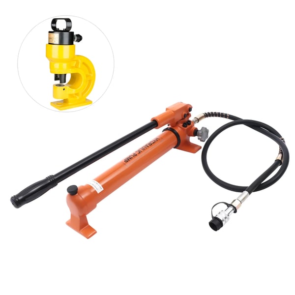 CP-700, hydraulinen käsipumppu, kannettava pumppu hydraulityökaluille ja sylintereille, vakaa suorituskyky, EU‑pistoke