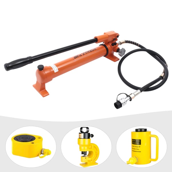 CP-700, hydraulinen käsipumppu, kannettava pumppu hydraulityökaluille ja sylintereille, vakaa suorituskyky, EU‑pistoke