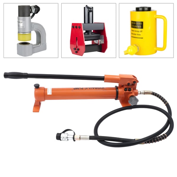 CP-700, hydraulinen käsipumppu, kannettava pumppu hydraulityökaluille ja sylintereille, vakaa suorituskyky, EU‑pistoke