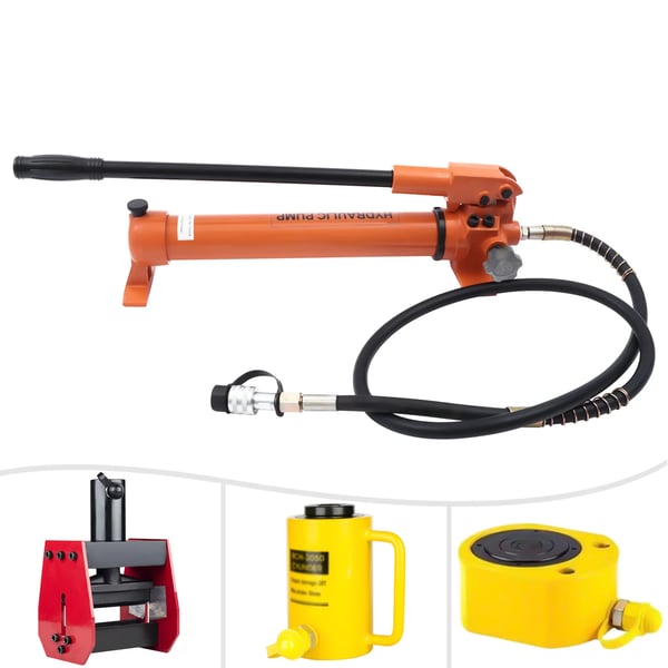 CP-700, hydraulinen käsipumppu, kannettava pumppu hydraulityökaluille ja sylintereille, vakaa suorituskyky, EU‑pistoke