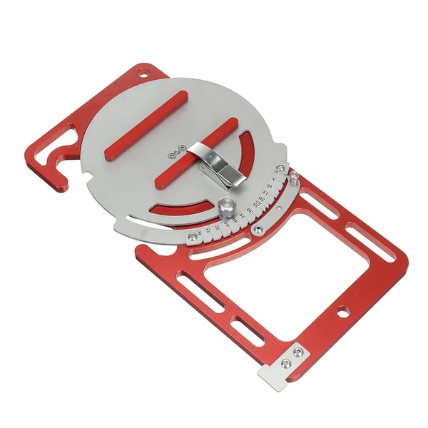 Styreskinnevinkel - Til dyksav - Aluminiumslegering - Justerbar - 90° Vinkelanslag - Med etui