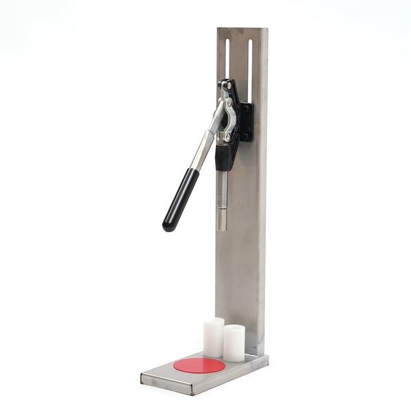 Vinflaskkorkare - Manuell Korkinsättare Handpress - För Vinflaskor - Hemmavin & Vinmakning - Silver