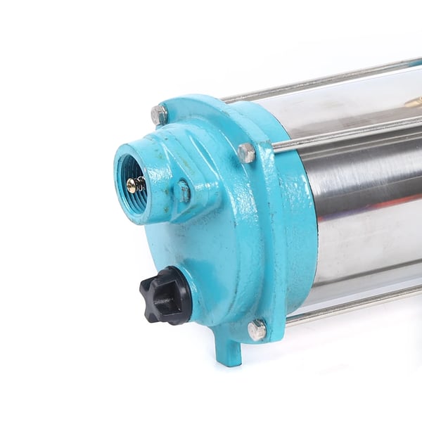 Trädgårdsvattenpump - MC-6SA Centrifugalpump - 1300 W - 4000 l/h - Rostfritt stål - Manometer - IP44 - 220–230 V - Blå
