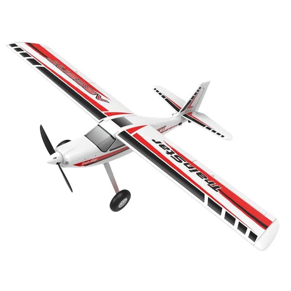 TrainStar Ascent - RC trænerfly - KIT byggesæt uden elektronik - Vingefang 140 cm - EPO-skum - 2-kanal - Til begyndere - Hvid
