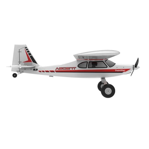 TrainStar Ascent - RC trænerfly - KIT byggesæt uden elektronik - Vingefang 140 cm - EPO-skum - 2-kanal - Til begyndere - Hvid