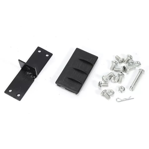 Elektrisk TV-lift - Beslag - Slaglængde 70 cm - 66–145 cm TV - DC24V motor - 1000 N/80 kg - 20 mm/s - Fjernbetjening - Sort