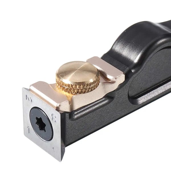2-in-1 mini kovametallikaavin - Liimakaavin puulle - Kovametallipalaterä - Alumiiniseoskahva - 14 cm × 1 cm - Puuntyöstötyökalu