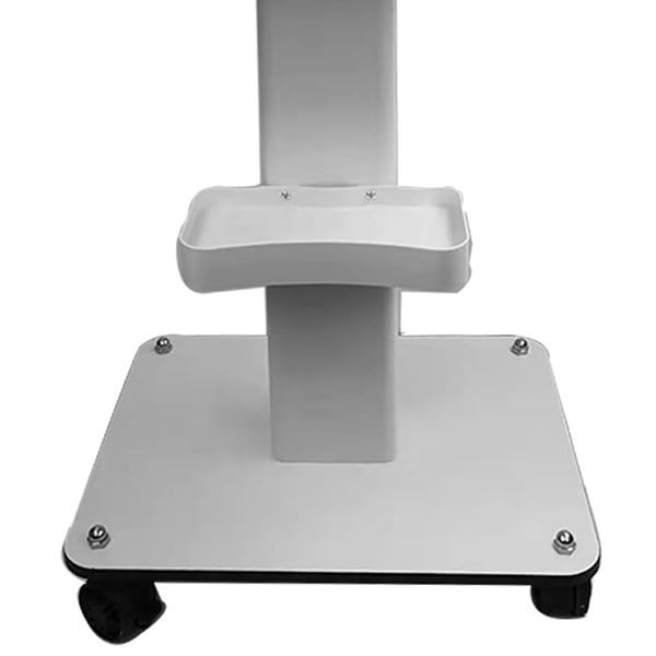 Skønhedsvogn - Salonvogn Rullebord - 360° Hjul - Stor Bordplade - 3 Hylder - 40 kg Bæreevne - ABS/Komprimeret træ/Jern - Hvid