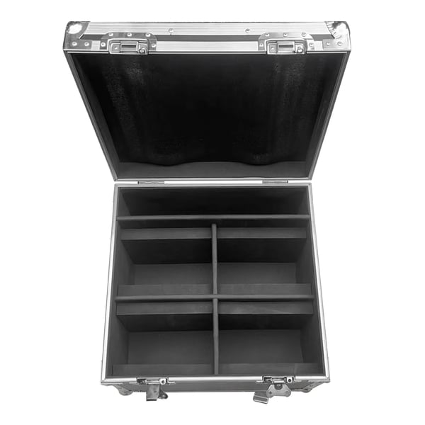 DJ Flightcase - Transportkasse - Til 4x 100 W beam moving heads - 54,5 x 52 x 39 cm - DMX - Scene