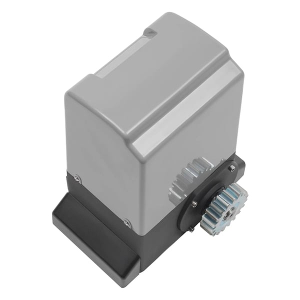 Automatisk skydeportsåbner - Elektrisk portmotor - 370 W - 600 kg kapacitet - Fjernbetjening - Lysegrå
