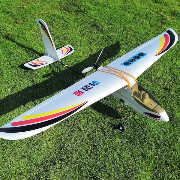 Sky Surfer X10 - RC Segelplan PNP - 140 cm Spännvidd - EPO - 2 Kanaler - För Nybörjare - Utan Radio/Batteri - Vit
