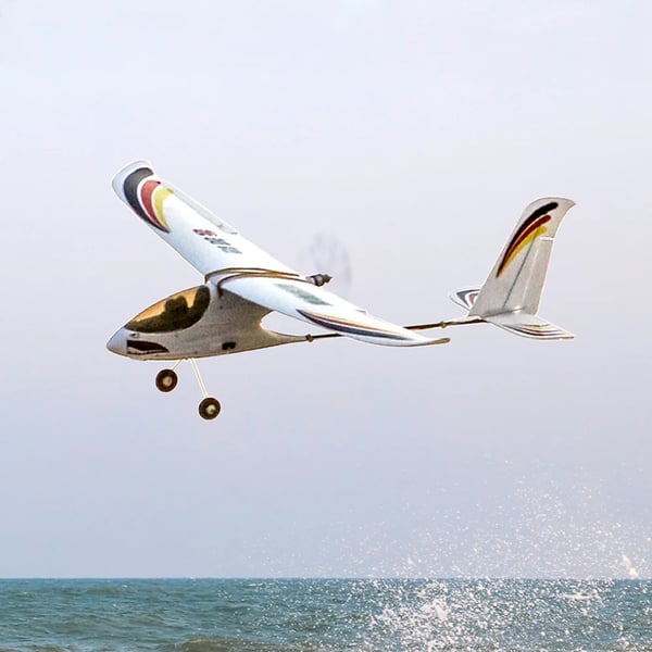 Sky Surfer X10 - RC Segelplan PNP - 140 cm Spännvidd - EPO - 2 Kanaler - För Nybörjare - Utan Radio/Batteri - Vit