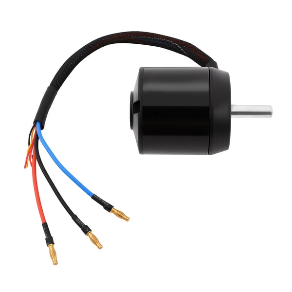 Børsteløs motor til el-skateboard/scooter/modelfly - C6374 - 2300W - 170KV - 18–50V - 4080RPM (24V) - 80A - Sort