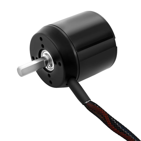 Børsteløs motor til el-skateboard/scooter/modelfly - C6374 - 2300W - 170KV - 18–50V - 4080RPM (24V) - 80A - Sort