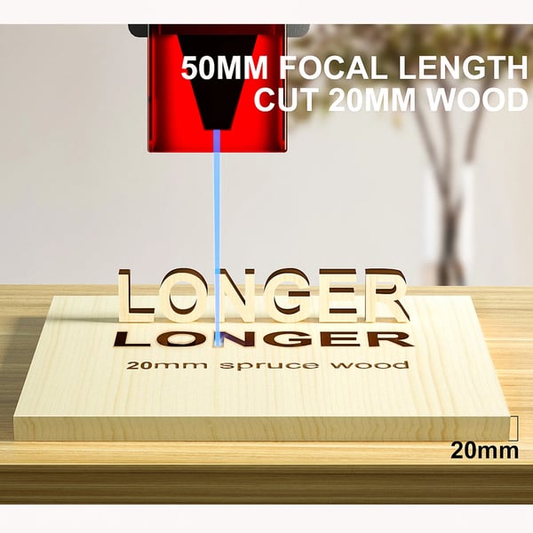 Lasergraver - Diodelaser 10 W - Arbejdsområde 400×400 mm - Touchskærm 8,9 cm - Bundkort 32-bit - WiFi/App, USB & TF/microSD - Hvid