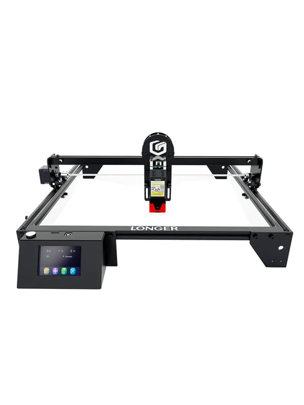 Ray5 20W - Lasergraver - Graveringsområde 375x375 mm - Touchskærm 8,9 cm - Bundkort 32-bit - WiFi/App/USB/TF - Hvid
