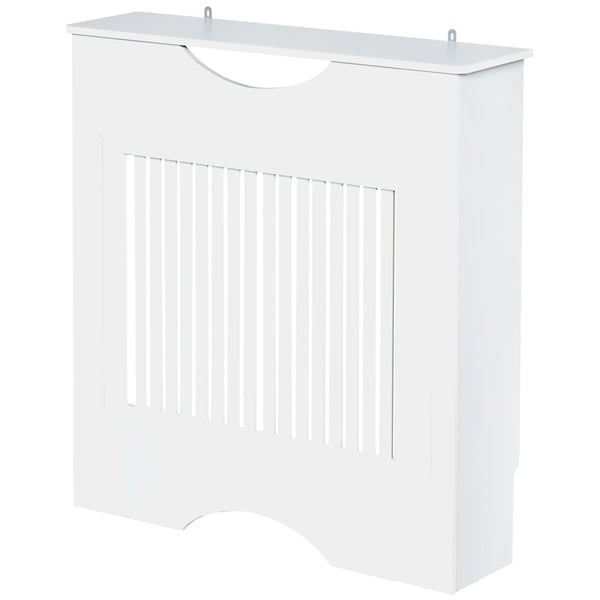 Radiatorskydd - Elementskydd - MDF - 78 x 19 x 82 cm - Hylla - Vältsäker - För Vardagsrum - Vit