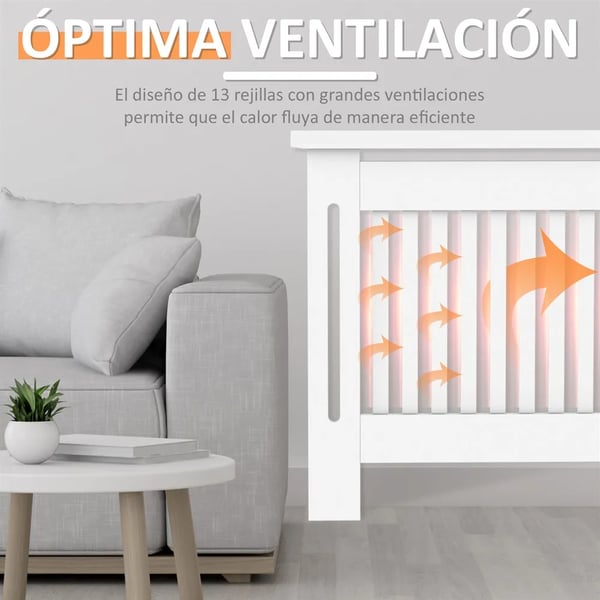 Elementskydd - MDF - Modern design - 112×19×81 cm - Ventilerat - Enkel montering