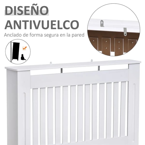 Elementskydd - MDF - Modern design - 112×19×81 cm - Ventilerat - Enkel montering