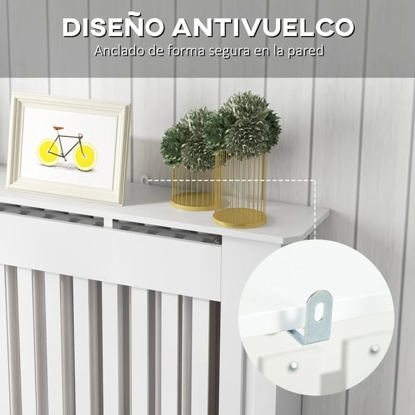 Elementskydd - MDF - Modern design - 112×19×81 cm - Ventilerat - Enkel montering
