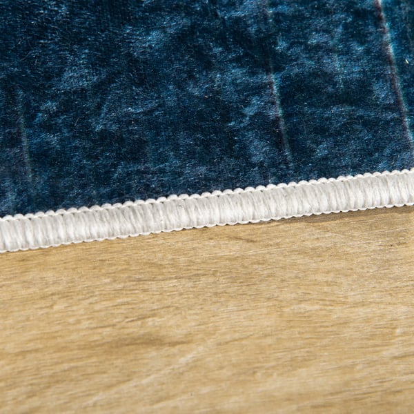 Matta - Golvmatta - 230 x 160 cm - Sammet - Diamantmönster - Modern