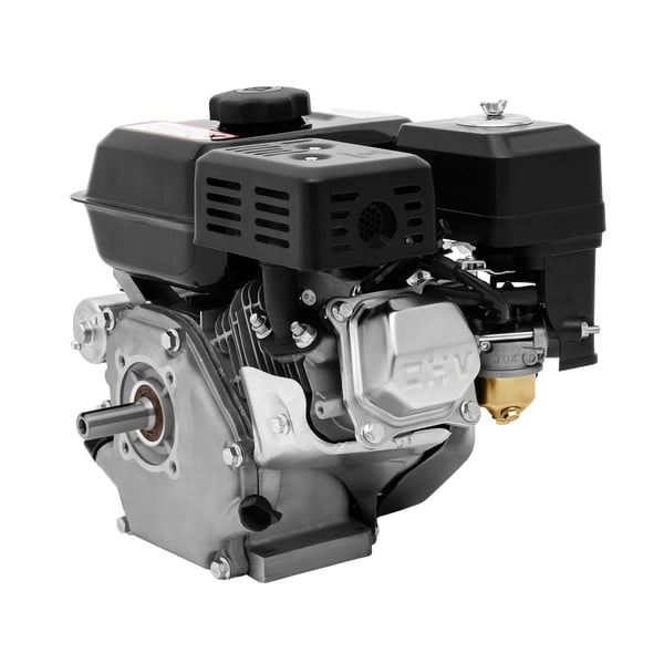 Benzinmotor 7,5 hk, 4-takt 210 cc 3 kW, hånd-/elstart, OHV luftkølet, 3600 o/min – til gokarts og kompressorer