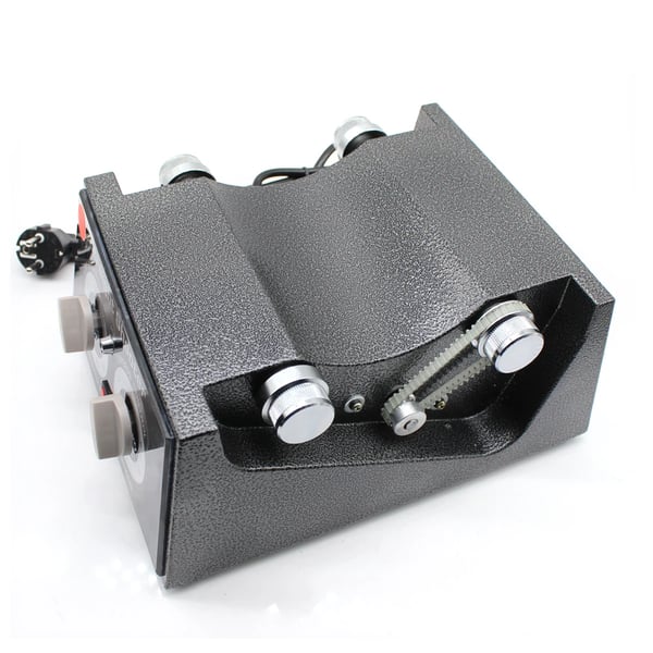 Slibe- og polermaskine til smykker/perler - Bordmodel - 220V, 150W - 5 hastigheder - 500–3000 rpm - Timer 0–60 min - Klar/Sort/Orange