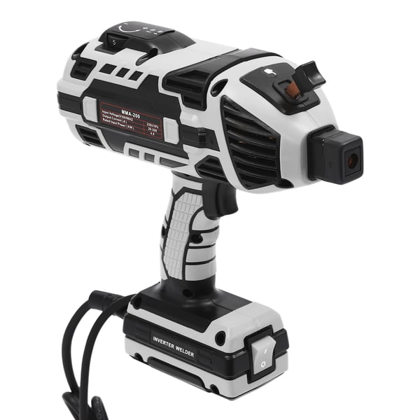 Handhållen svets - Bärbar svetsmaskin - 4,6 kW - 220 V - IGBT-inverter - Kit - Svart