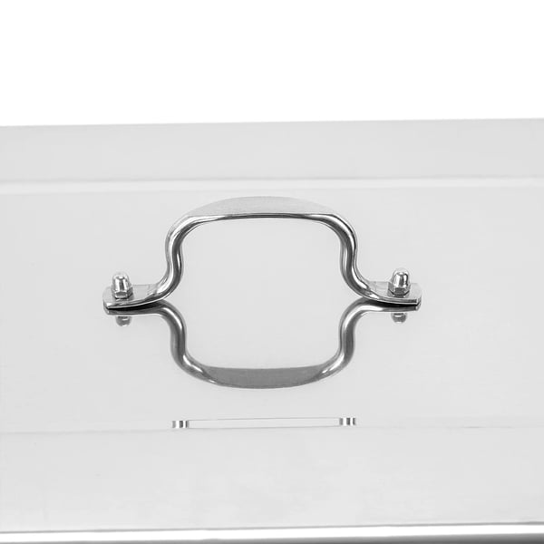Buffetvarmer Chafing Dish - Rektangulær Madvarmer - 3 Sektioner 3×3 L (9 L) - Rustfrit Stål - Til Catering & Buffet