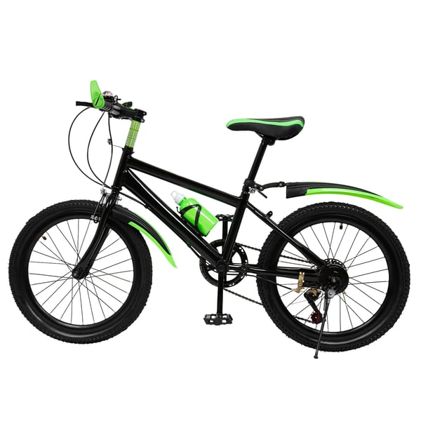 Lastenpyörä - MTB-maastopyörä - Renkaat 50 cm - 7 Vaihdetta - Vannejarru edessä, jalkajarru takana - Hiiliteräsrunko - Alumiinivanteet - 130–150 cm