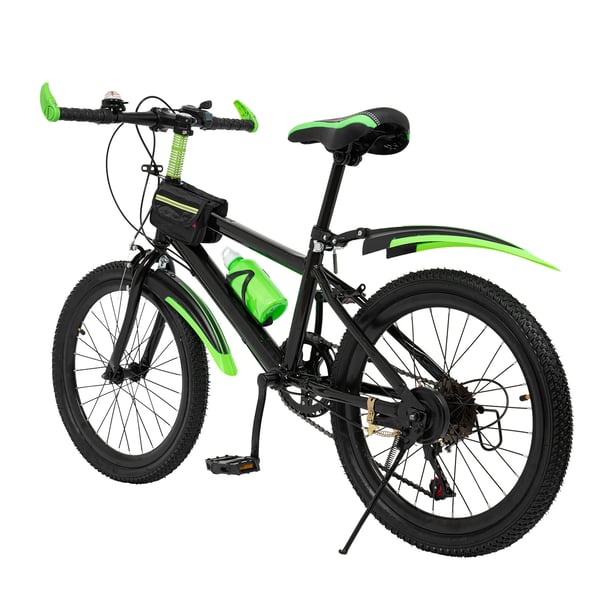 Lastenpyörä - MTB-maastopyörä - Renkaat 50 cm - 7 Vaihdetta - Vannejarru edessä, jalkajarru takana - Hiiliteräsrunko - Alumiinivanteet - 130–150 cm