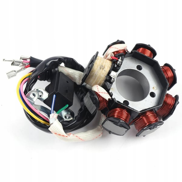 ATV/Quad - Ledningsnet - Komplet Sæt - CDI + Ensretter/Regulator - Til 150–250 cc - Kobberledninger - Sort