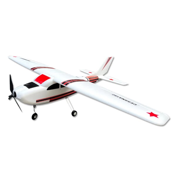 RC fly - 182 Plus træner KIT - 120 cm vingefang - EPO-skum - 2-kanals - Uden fjernbetjening og batteri - Hvid