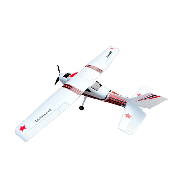 RC-lentokone - 182 Plus harjoituskone KIT - 120 cm siipiväli - EPO-vaahto - 2-kanavainen - Ilman lähetintä ja akkua - Valkoinen