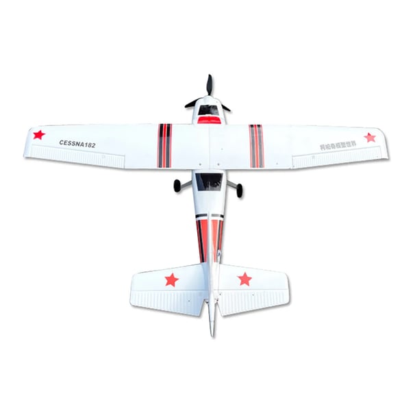 RC-lentokone - 182 Plus harjoituskone KIT - 120 cm siipiväli - EPO-vaahto - 2-kanavainen - Ilman lähetintä ja akkua - Valkoinen