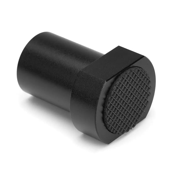 Penkkitappi/Bench Dog Puristin - Halkaisija 20 mm - Pikakiinnitys - Pöydän pysäytin/Rajoituspala - Liukuestetyyny - Koko 28×35 mm - Vihreä/Violetti