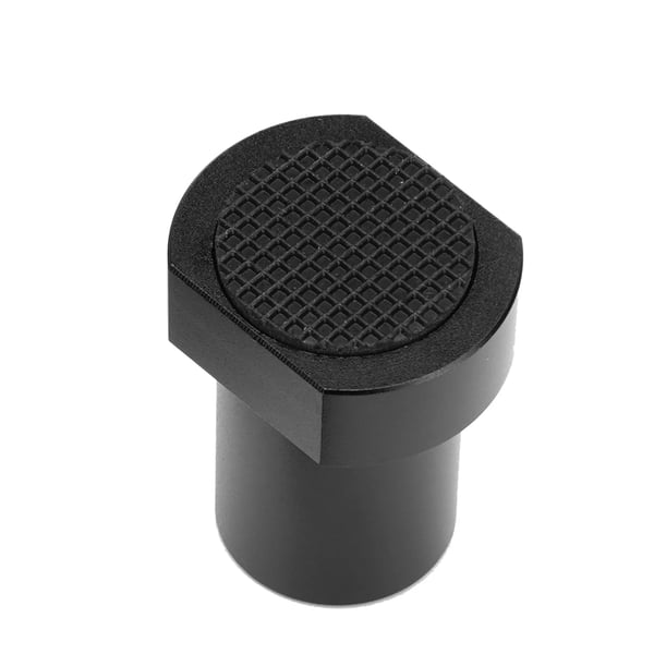 Penkkitappi/Bench Dog Puristin - Halkaisija 20 mm - Pikakiinnitys - Pöydän pysäytin/Rajoituspala - Liukuestetyyny - Koko 28×35 mm - Vihreä/Violetti