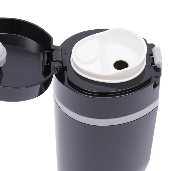 Elektrisk bilkedel - 12V - 500 ml - Digitalt display - Touch-kontrol - Bærbar - Sort
