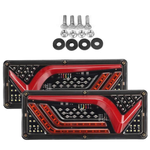 LED Jarruvalot - 24 V - 2 Kpl - Kuorma-autoon, Perävaunuun, Bussiin, Asuntoautoon, Traktoriin