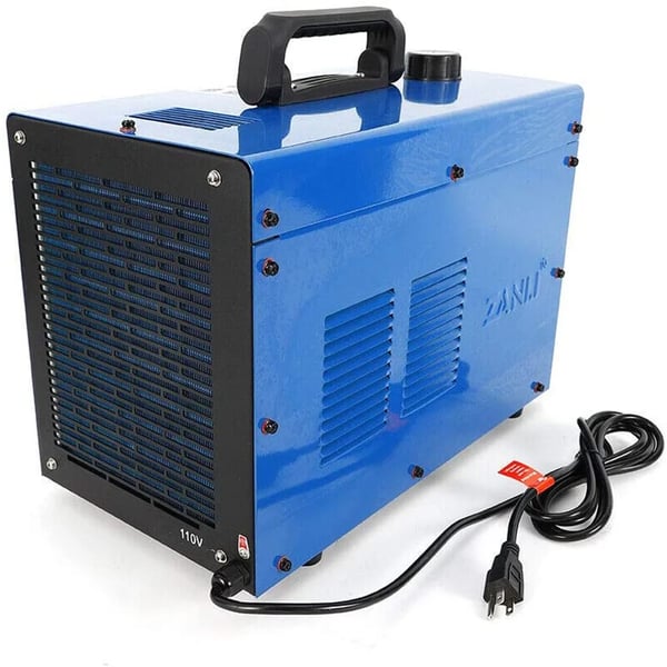 Vandkøler til TIG-svejser - Industriel svejsekøler - 10 l beholder - 220 V 50 Hz - Pumpe 370 W - Køleeffekt 1,5 kW (1 l/min) - Bærbar - Rød