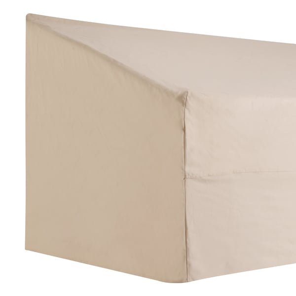 Möbelskydd - Överdrag för 3-sits trädgårdsbänk - Vattentät - 100% Polyester - 218×111×63/101 cm - Utomhus