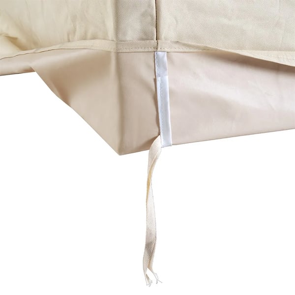 Möbelskydd - Överdrag för 3-sits trädgårdsbänk - Vattentät - 100% Polyester - 218×111×63/101 cm - Utomhus
